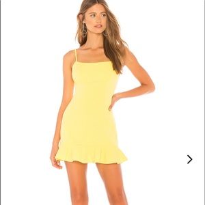 Lovers + Friends Lemon Mini dress size M